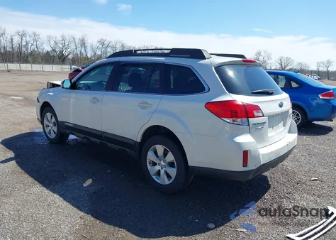 2010 Subaru Outback 2.5I Premium из США, поврежденный, VIN 4S4BRCCC4A3349762